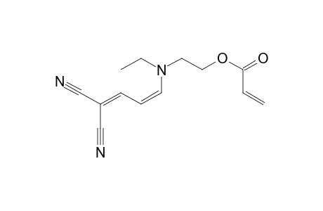 2-Propenoic acid, 2-[[4,4-dicyano-1,3-butadien-1-yl]ethylamino]ethyl ester