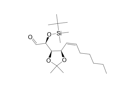 2-[(tert-butyldimethylsilyl)oxy]-3,4-(isopropylidenedioxy)undec-5-en-1-al