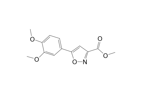 Isoxazole-3-carboxylic acid, 5-(3,4-dimethoxyphenyl)-, methyl ester