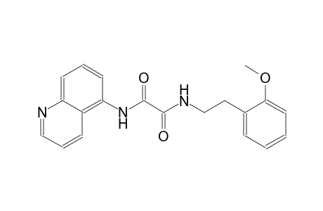 ethanediamide, N~1~-[2-(2-methoxyphenyl)ethyl]-N~2~-(5-quinolinyl)-