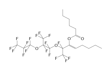 1-(PERFLUORO-1,4-DIMETHYL-2,5-DIOXAOCTYL)HEX-1-EN-1-YL HEXANOATE