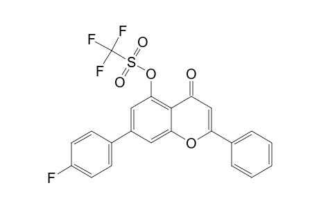 7-(4-Fluorophenyl)-4-oxo-2-phenyl-4H-chromen-5-yl Trifluoromethanesulfonate