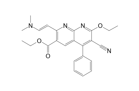 3-Cyano-2-ethoxy-6-ethoxycarbonyl-7-[2-(N,N-dimethylamino)ethenyl]-4-phenyl-1,8-naphthyridine