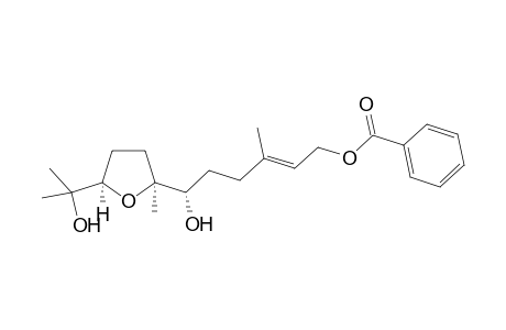 (S)-6-Hydroxy-6-[(2'S,5'R)-5'-(1''-hydroxy-1''-methylethyl)-2'-methyl-tetrahydrofuran-2'-yl]-3-methylhex-2-enyl Benzoate