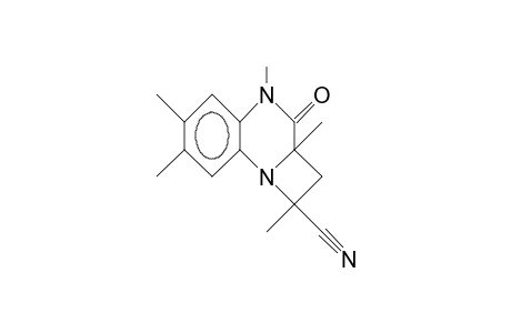 3,4-(2-Cyano-2-methyl)-ethano-1,3,6,7-tetramethyl-3,4-dihydro-quinoxalin-2-one