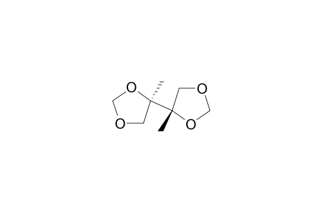 4,4'-Bi-1,3-dioxolane, 4,4'-dimethyl-, (R*,S*)-