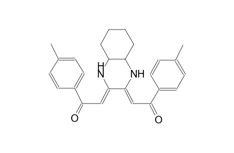 (2Z,2'Z)-2,2'-(octahydroquinoxaline-2,3-diylidene)bis(1-(p-tolyl)ethanone)