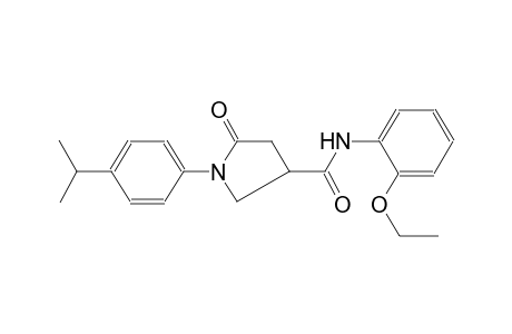 3-pyrrolidinecarboxamide, N-(2-ethoxyphenyl)-1-[4-(1-methylethyl)phenyl]-5-oxo-