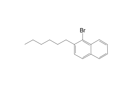 1-Bromanyl-2-hexyl-naphthalene