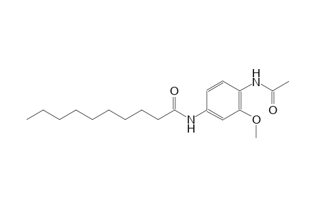 N-[4-(acetylamino)-3-methoxyphenyl]decanamide
