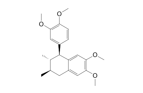 (1S,2S,3R)-1-(3,4-dimethoxyphenyl)-6,7-dimethoxy-2,3-dimethyl-1,2,3,4-tetrahydronaphthalene
