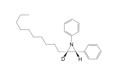 (Z)-2-Decyl-2-deuterio-1,3-diphenylaziridine