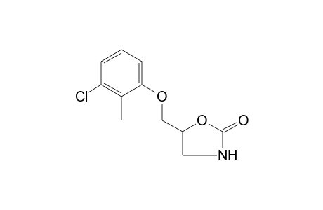 5-[(3-CHLORO-o-TOLYLOXY)METHYL]-2-OXAZOLIDINONE