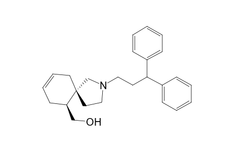 (5R,6S)-N-(3',3'-Diphenylpropyl)-6-(hydroxymethyl)-2-aza-spiro[4,5]dec-8-ene