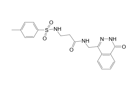 Propanamide, N-[(3,4-dihydro-4-oxo-1-phthalazinyl)methyl]-3-[[(4-methylphenyl)sulfonyl]amino]-