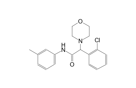 4-morpholineacetamide, alpha-(2-chlorophenyl)-N-(3-methylphenyl)-