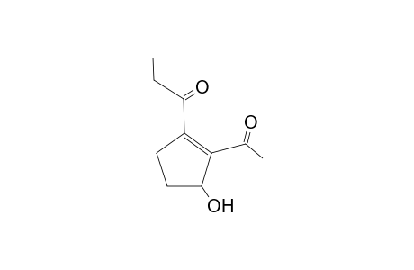 1-(2'-Acetyl-3-hydroxycyclopent-1'-en-1'-yl)propan-1-one
