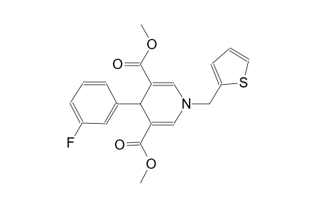 4-(3-fluorophenyl)-1-(2-thenyl)-4H-pyridine-3,5-dicarboxylic acid dimethyl ester