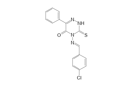 4-p-Chlorobenzylideneamino-3-mercapto-6-phenyl-1,2,4-triazin-5(4H)-one