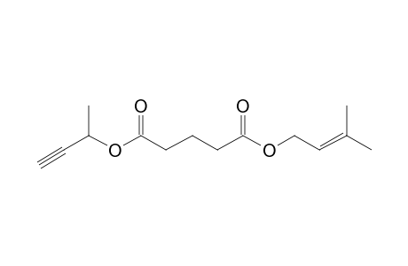 Glutaric acid, 3-methylbut-2-en-1-yl but-3-yn-2-yl ester