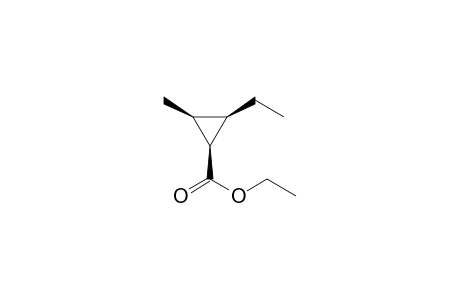 Ethyl 2-methyl-3-ethylcyclopropane-1-carboxylate