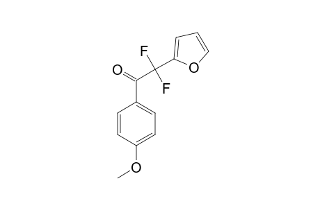 2,2-DIFLUORO-2-(2-FURYL)-1-(4-METHOXYPHENYL)-ETHAN-1-ONE