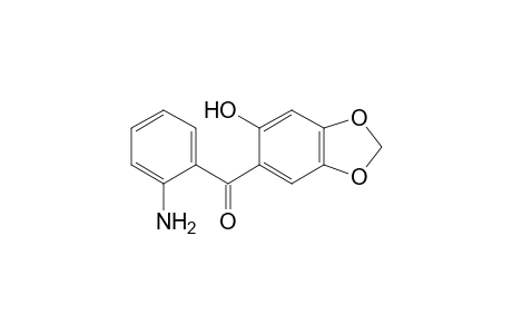 (2-aminophenyl)-(6-hydroxy-1,3-benzodioxol-5-yl)methanone