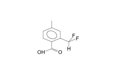 2-DIFLUOROMETHYL-4-METHYLBENZOIC ACID