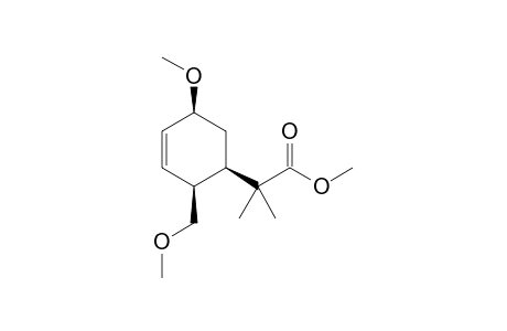 2-((1R,2S,5S)-5-Methoxy-2-methoxymethyl-cyclohex-3-enyl)-2-methyl-propionic acid methyl ester