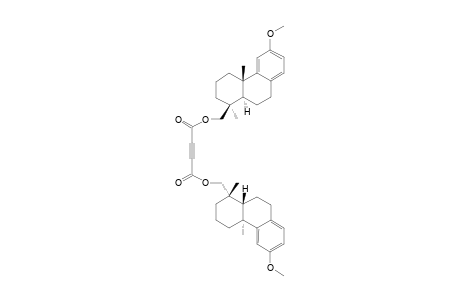 Bis(3-O-Methyl-podocarp-8,11,13-trien-2-yl) acetylenedicarboxylate