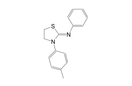 N-[(2Z)-3-(4-methylphenyl)-1,3-thiazolidin-2-ylidene]aniline