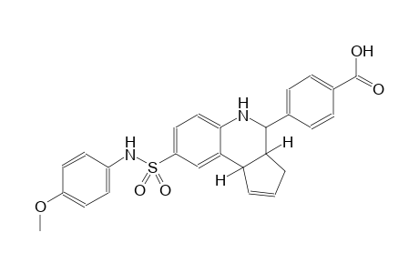 benzoic acid, 4-[(3aR,4S,9bS)-3a,4,5,9b-tetrahydro-8-[[(4-methoxyphenyl)amino]sulfonyl]-3H-cyclopenta[c]quinolin-4-yl]-