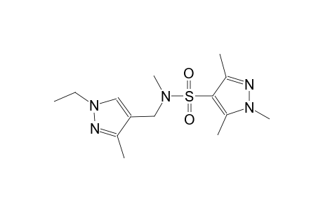 1H-pyrazole-4-sulfonamide, N-[(1-ethyl-3-methyl-1H-pyrazol-4-yl)methyl]-N,1,3,5-tetramethyl-