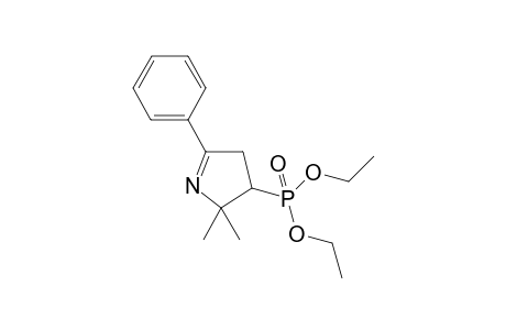 Diethyl-[(5,5-dimethyl-2-phenyl-delta1-pyrroline-4-yl)-phosphonate]