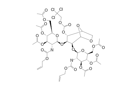 2,3-DI-O-(3,4,6-TRI-O-ACETYL-2-N-ALLYLOXYCARBONYLAMINO-2-DEOXY-BETA-D-GLUCOPYRANOSYL)-1,6-ANHYDRO-4-O-(2,2,2-TRICHLOROETHOXYCARBONYL)-BETA-D-MANNOPYRANOSE;COMP