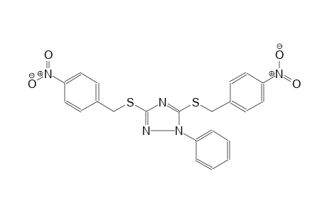 3,5-bis[(4-nitrobenzyl)sulfanyl]-1-phenyl-1H-1,2,4-triazole