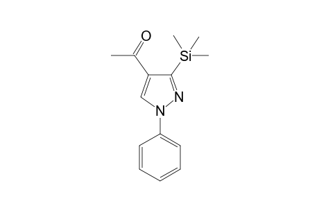 1-(1-phenyl-3-trimethylsilylpyrazol-4-yl)ethanone