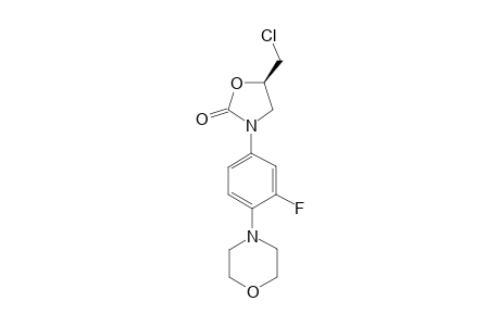 IMPURITY-2;(S)-N-[[-(3-(3-FLUORO-4-(4-MORPHOLINYL)-PHENYL]-2-OXO-5-OXAZOLIDINYL]-METHYL]-CHLORIDE