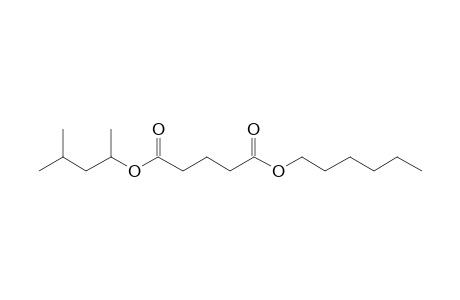 Glutaric acid, hexyl 4-methylpent-2-yl ester