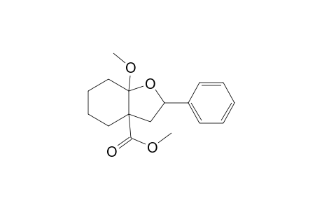 1-(methoxycarbonyl)-6-methoxy-8-phenyl-7-oxabicyclo[4.3.0]nonane