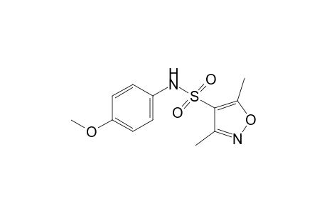 3,5-dimethyl-4-isoxazolesulfon-p-anisidide
