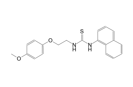 N-[2-(4-methoxyphenoxy)ethyl]-N'-(1-naphthyl)thiourea