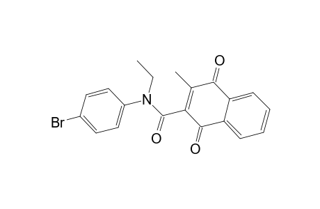 N-(4-Bromophenyl)-N-ethyl-3-methyl-1,4-dioxo-1,4-dihydro-2-naphthalenecarboxamide