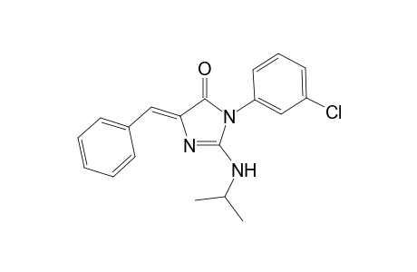 4-Benzylidene-1-(3-chlorophenyl)-2-(isopropylamino)-1H-imidazol-5(4H)-one
