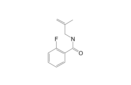 Benzamide, 2-fluoro-N-methallyl-