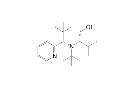 (2S)-2-[tert-butyl-[(1S)-2,2-dimethyl-1-(2-pyridinyl)propyl]amino]-3-methyl-1-butanol