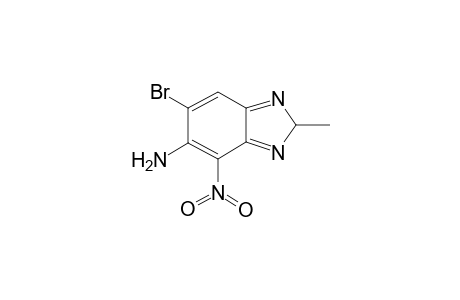 2H-1,3-Benzimidazol-5-amine, 6-bromo-2-methyl-4-nitro-