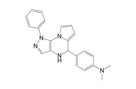 1-Phenyl-5-(4-dimethylaminophenyl)-4,5-dihydro-1H-pyrazolo[4,3-e]pyrrolo[1,2-a]-pyrazine