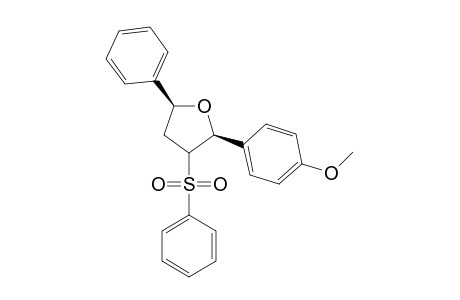 2,5-cis-2-(4-Methoxyphenyl)-5-phenyl-3-phenylsulfonyl tetrahydrofuran