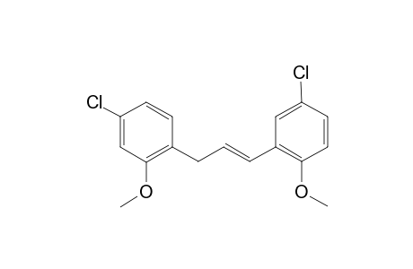 (E)-4-chloro-1-(3-(5-chloro-2-methoxyphenyl)allyl)-2-methoxybenzene
